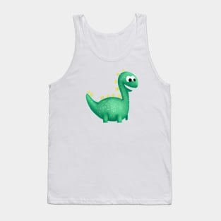 Cute Dinosaur Drawing Tank Top